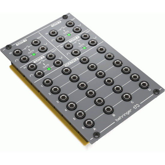 The Behringer 173 Quad Gate Module The Behringer 173 Quad Gate Module