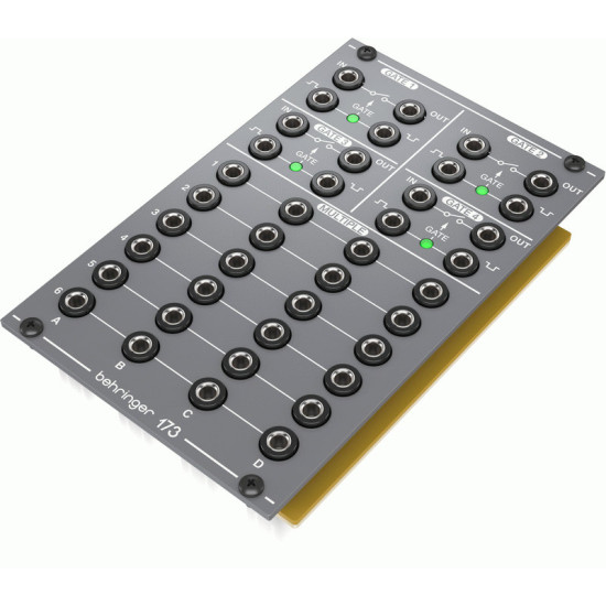 The Behringer 173 Quad Gate Module The Behringer 173 Quad Gate Module
