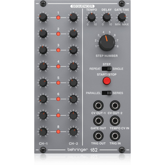 The Behringer 182SEQUENCER Eurorack Module The Behringer 182SEQUENCER Eurorack Module