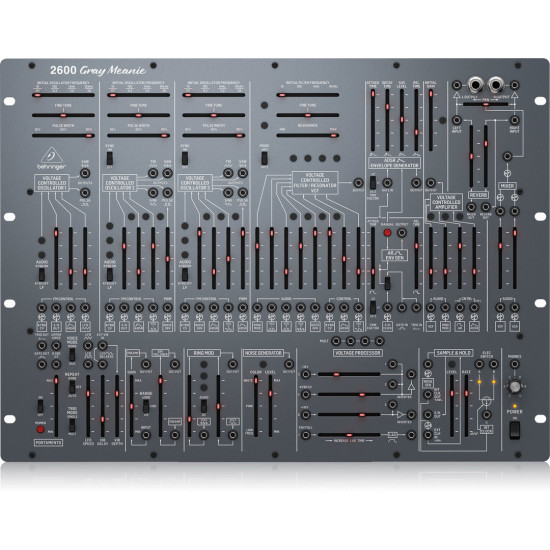 The Behringer 2600 Gray Meanie Analog Synth 8RU