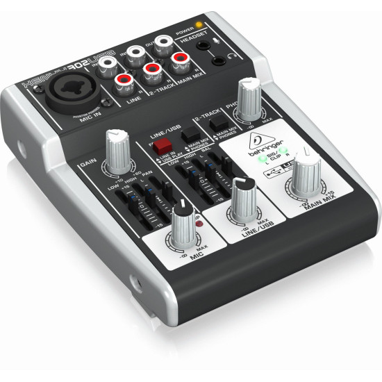 The Behringer XENYX 302USB Mixer