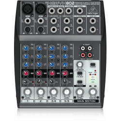 The Behringer XENYX 802 Mixer