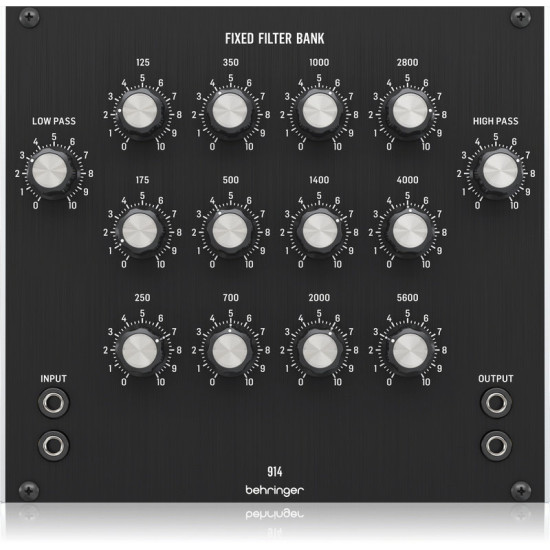 The Behringer 914 Fixed Filter Bank Module