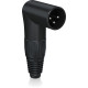 Behringer Pro XLR Connector Black Right Angle Male