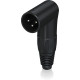 Behringer Pro XLR Connector Black Right Angle Male