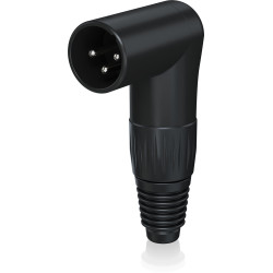 Behringer Pro XLR Connector Black Right Angle Male