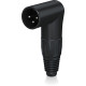Behringer Pro XLR Connector Black Right Angle Male