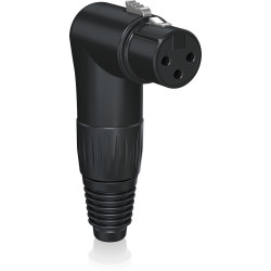 Behringer Pro XLR Connector Black Right Angle Female