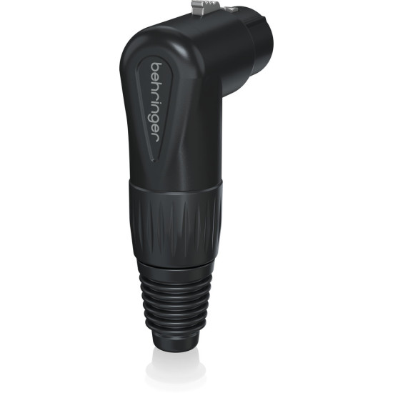 Behringer Pro XLR Connector Black Right Angle Female Behringer Pro XLR Connector Black Right Angle Female
