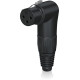 Behringer Pro XLR Connector Black Right Angle Female Behringer Pro XLR Connector Black Right Angle Female