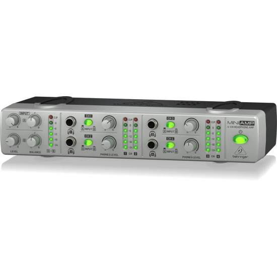 Behringer AMP800 V2 4Ch Stereo Headphone Amp Behringer AMP800 V2 4Ch Stereo Headphone Amp