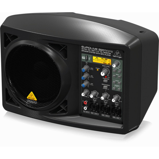 The Behringer Eurolive B207MP3 Compact Speaker