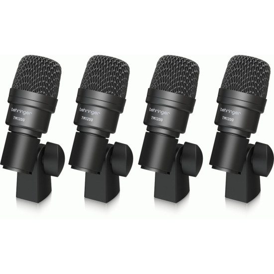 The Behringer BC1200 7 Piece Drum Microphone Set In Case