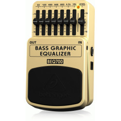 The Behringer BEQ700 Bass Graphic Equalizer
