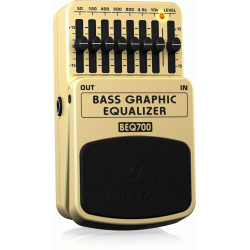 The Behringer BEQ700 Bass Graphic Equalizer
