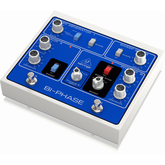 The Behringer Bi-Phase Analog Phase Shift Pedal The Behringer Bi-Phase Analog Phase Shift Pedal