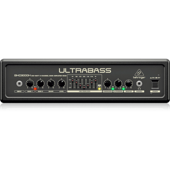 The Behringer Ultrabass BXD3000H Bass Head