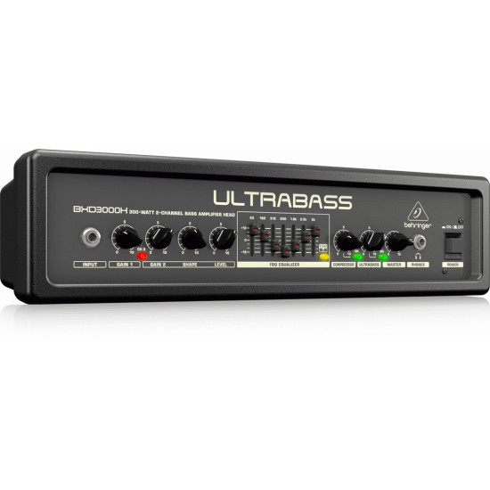 The Behringer Ultrabass BXD3000H Bass Head
