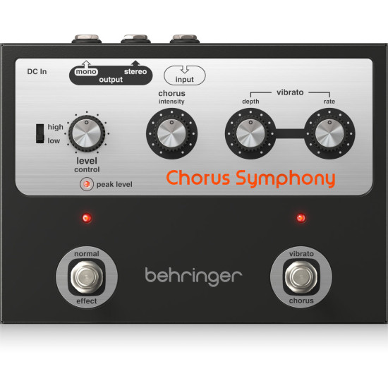 Behringer Chorus Symphony Guitar Pedal
