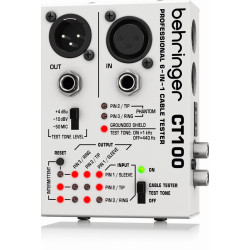 The Behringer CT100 Cable Tester