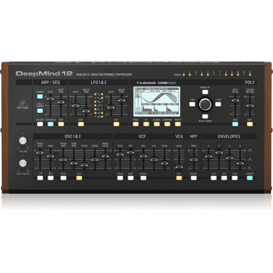 The Behringer DEEPMIND 12D Desktop Polyphonic Synth