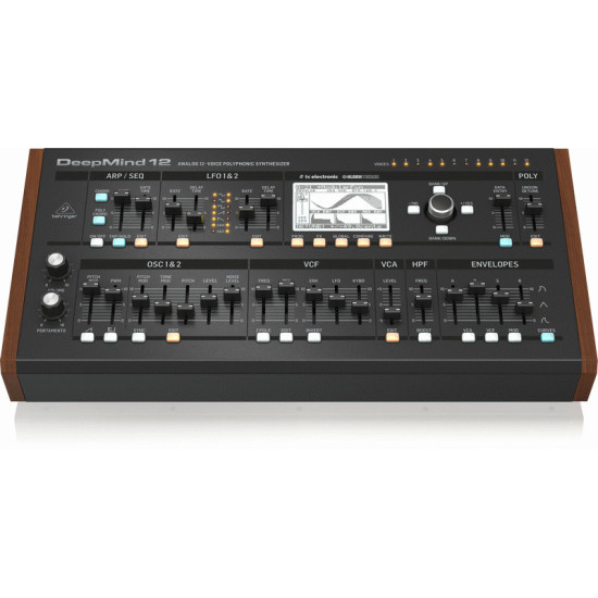 The Behringer DEEPMIND 12D Desktop Polyphonic Synth