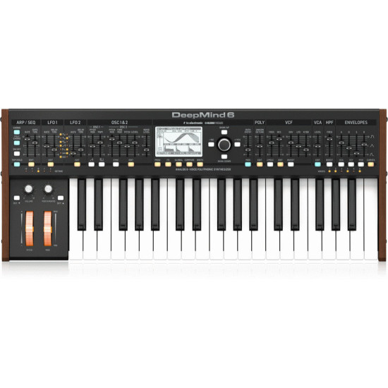 The Behringer Deepmind 6 Polyphonic Synthesizer