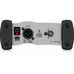 The Behringer Ultra-DI DI100 DI Box