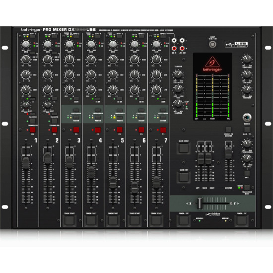 The Behringer DX2000USB Pro DJ Mixer