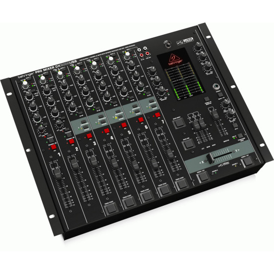 The Behringer DX2000USB Pro DJ Mixer