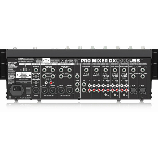 The Behringer DX2000USB Pro DJ Mixer