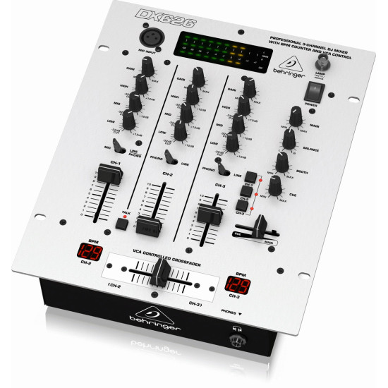 The Behringer DX626 Pro DJ Mixer