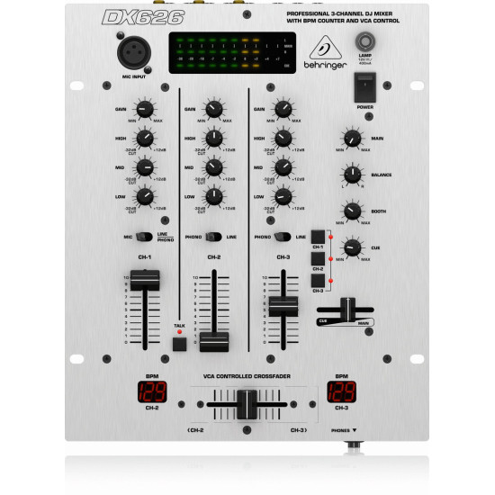 The Behringer DX626 Pro DJ Mixer
