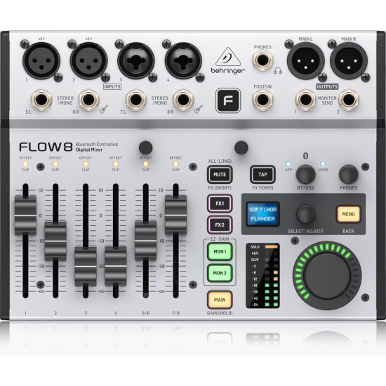 The Behringer FLOW-8 Digital Mixer