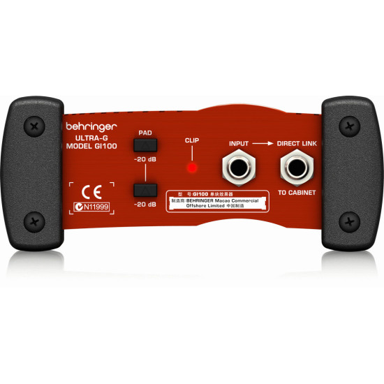 The Behringer Ultra-G GI100 DI Box