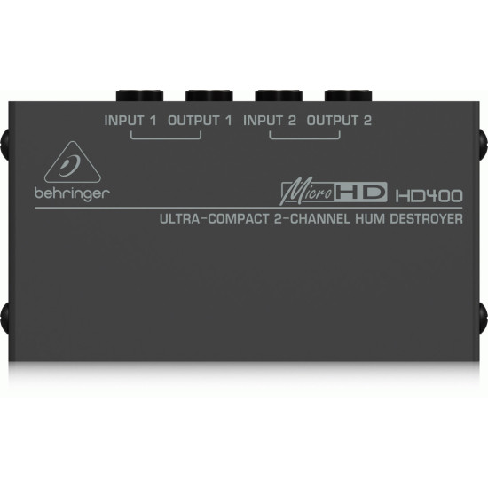 The Behringer MICROHD HD400 Hum Destroyer