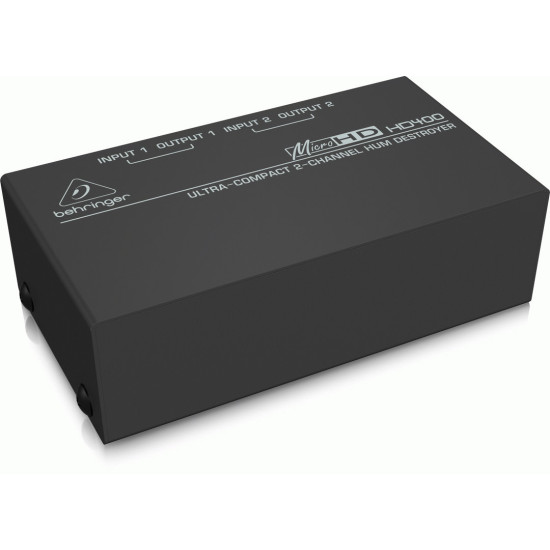 The Behringer MICROHD HD400 Hum Destroyer