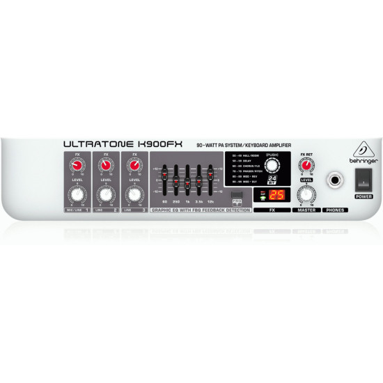 The Behringer Ultratone K900FX Keyboard Amplifier
