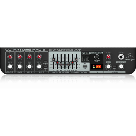 The Behringer Ultratone KXD12 Keyboard Amplifier