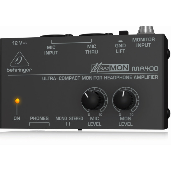 The Behringer Micromon MA400 Headphone Amplifier