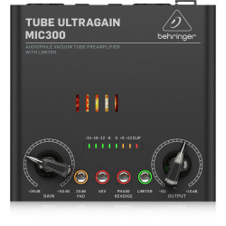 The Behringer MIC300 Tube Preamp With Limiter