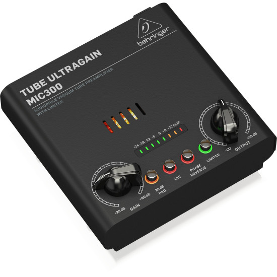 The Behringer MIC300 Tube Preamp With Limiter