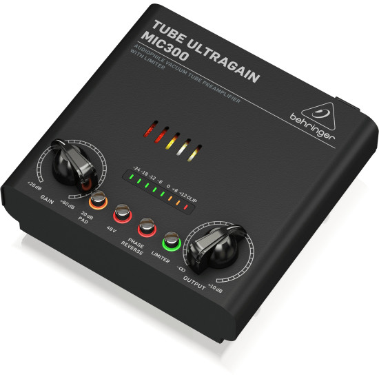 The Behringer MIC300 Tube Preamp With Limiter