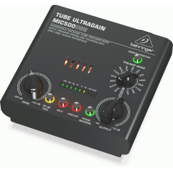 The Behringer Tube Ultragain MIC500USB Preamp