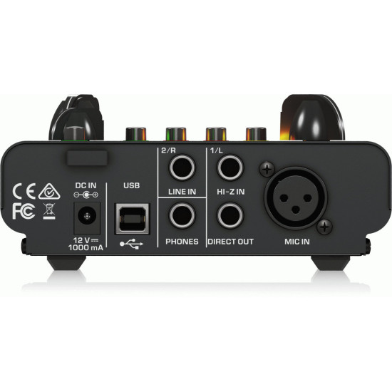 The Behringer Tube Ultragain MIC500USB Preamp