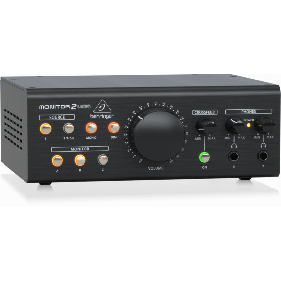 The Behringer MONITOR2USB Monitoring Controller