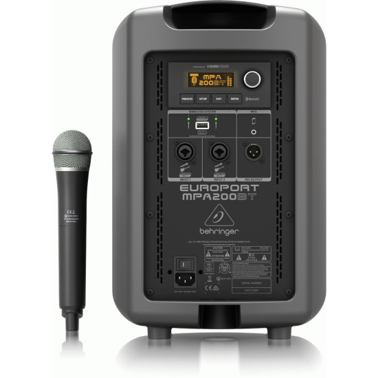 The Behringer Europort MPA200BT Portable Speaker