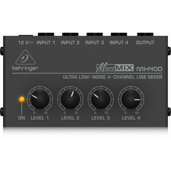 The Behringer MICROMIX MX400 Mixer