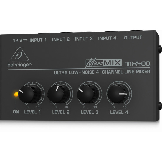 The Behringer MICROMIX MX400 Mixer