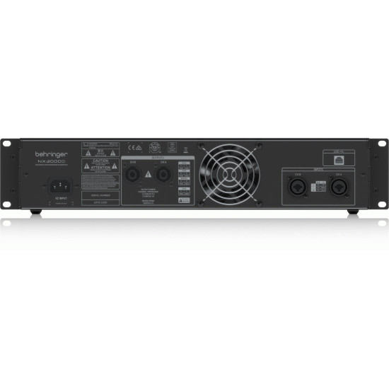 The Behringer NX3000D Power Amplifier With Smartsense